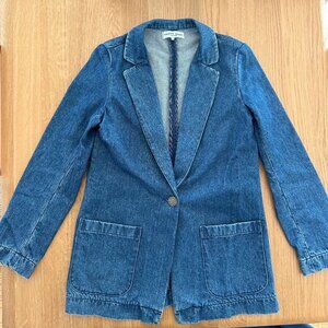 Apiece Apart Core Denim Blazer – Size 8, Blue Wash